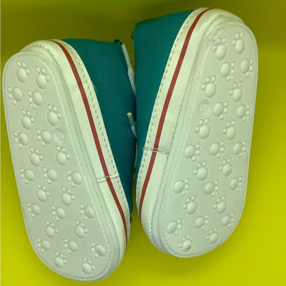 Blue & White Baby Sneakers 3-6M - Picture 2 of 5